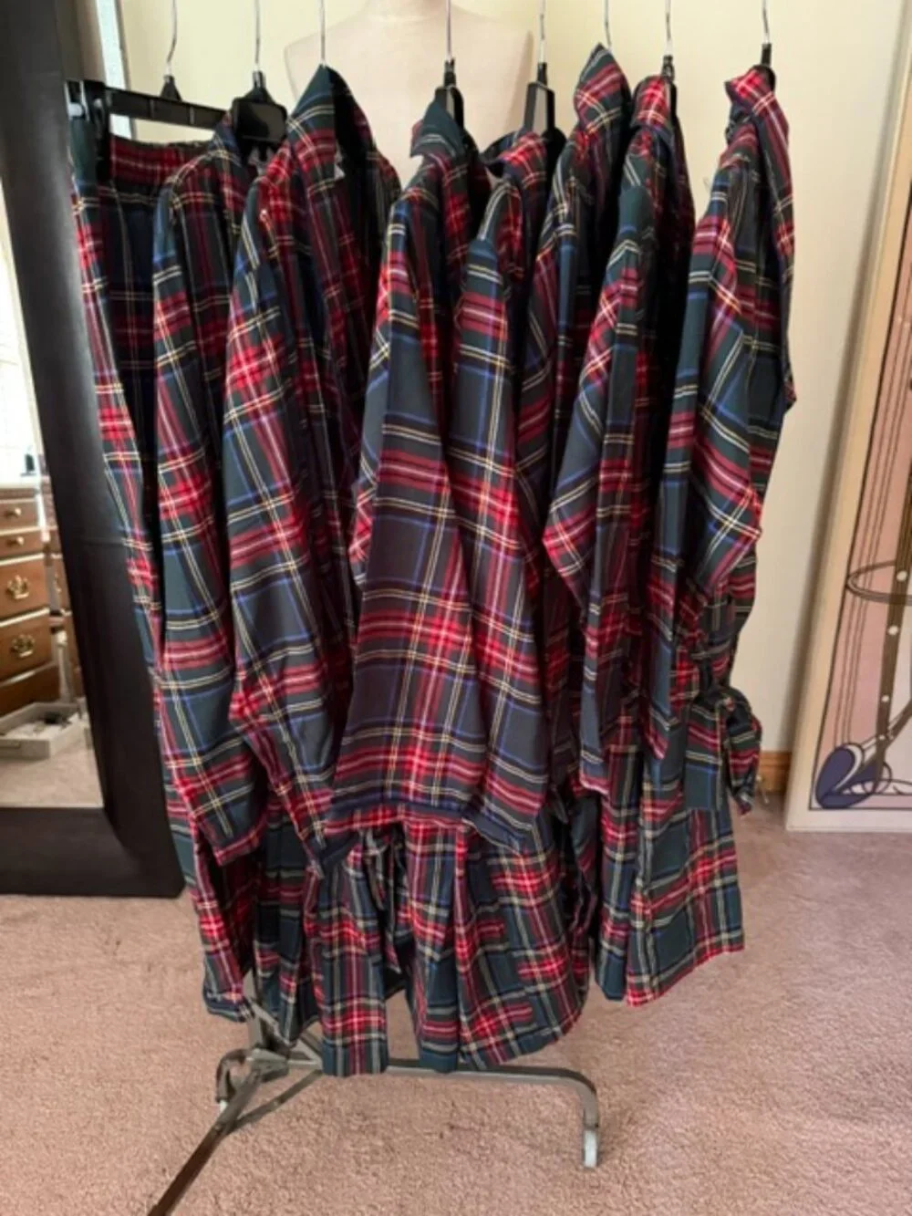 Petite Plume Kids Flannel Robe NEW